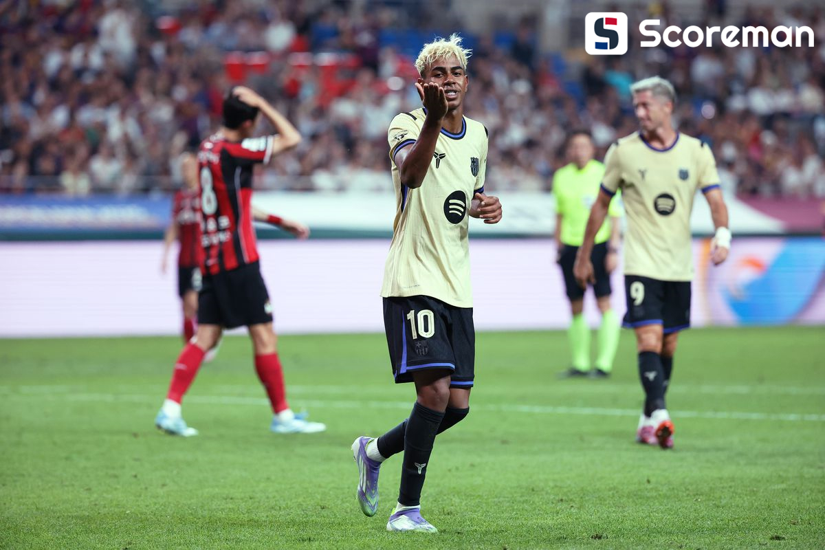 바르셀로나, FC서울 7-3 격파... 야말-토레스 멀티골